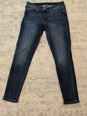 Banana Republic Women's Skinny Jeans in Dark Blue Wash